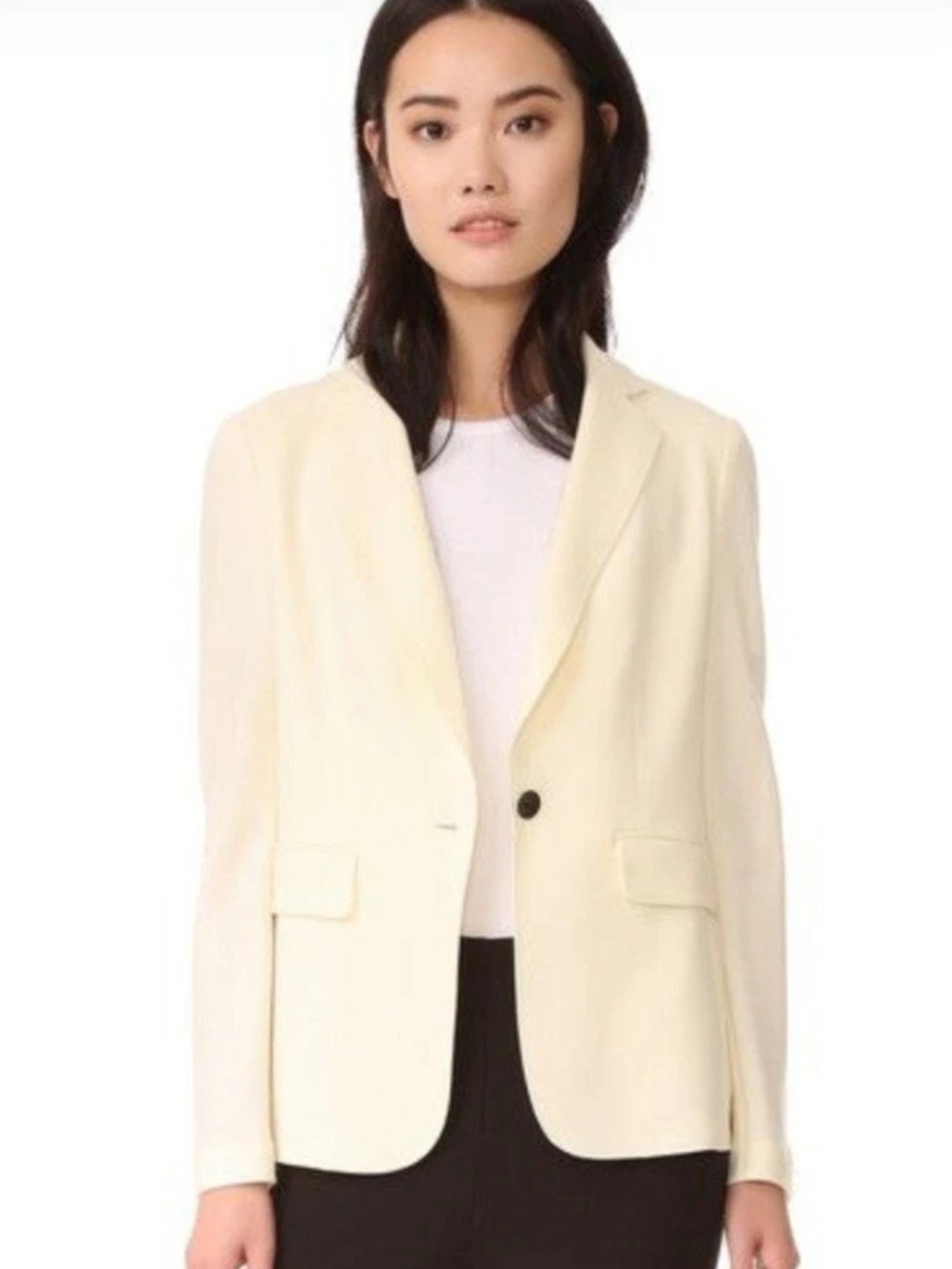 RAG & BONE Wool Club Blazer Jacket in Off White Size 8